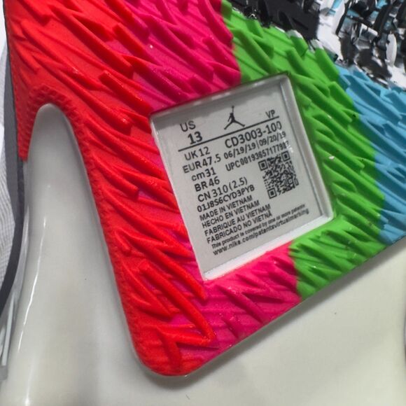 Jordan Why Not Zer0 .3 ‘ Zer0 Noise’ Size 13 - Picture 9 of 9